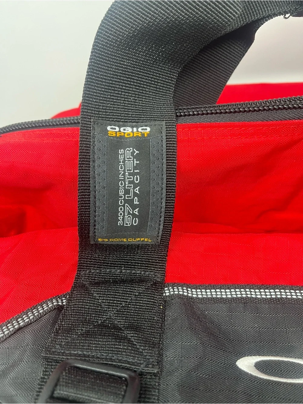 OGIO Sport Big Dome Duffel Bag Gym Travel Red Black 57 L NEW
